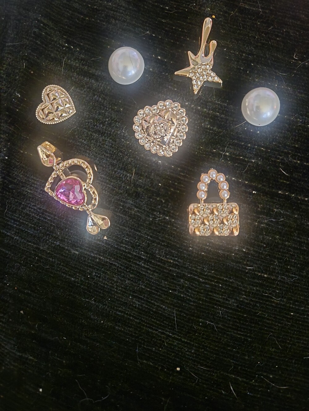 Jibbitz Shoe Charms Bling Gold